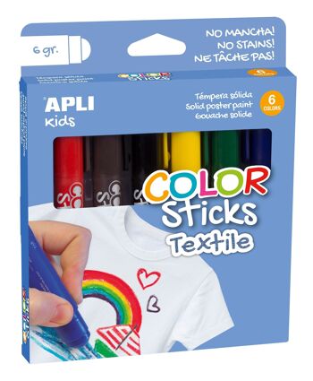 Peinture pour affiche textile solide Color Sticks