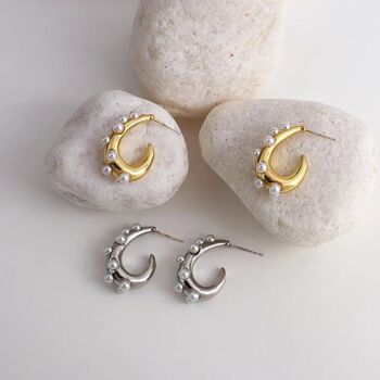 Boucles d'oreilles Nataly en or 4