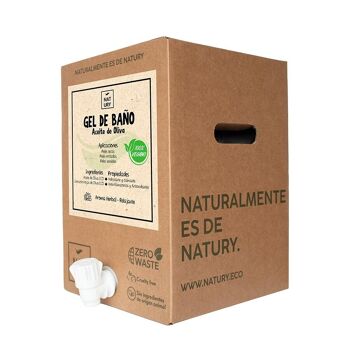 Gel de bain à l'huile d'olive 15 lt NATURY