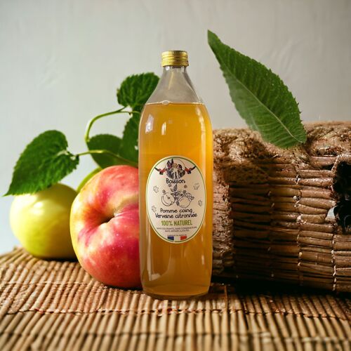 Boisson "Pomme coing et verveine citronnée" - 1 LITRE