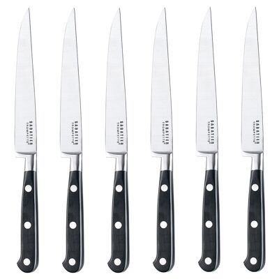 Sabatier Trompette - 6 cuchillos para carne de hoja lisa - Richardson Sheffield