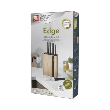 Edge Nature - Bloc 5 couteaux de cuisine - Richardson Sheffield 4