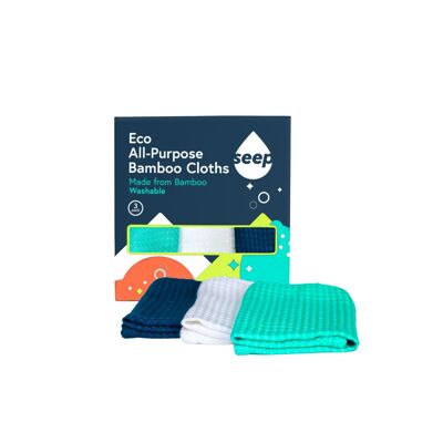Seep Eco All-Purpose Bamboo Cloths - 3 pack / SEEP100