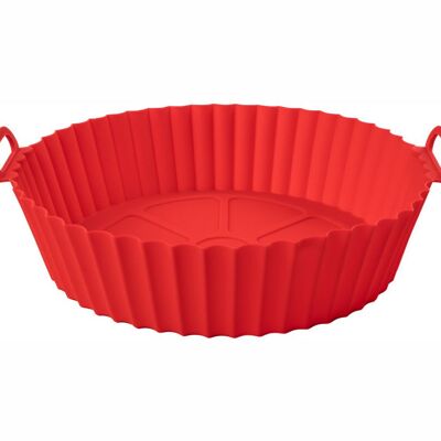 Red JAP Silicone baking molds suitable for airfryer