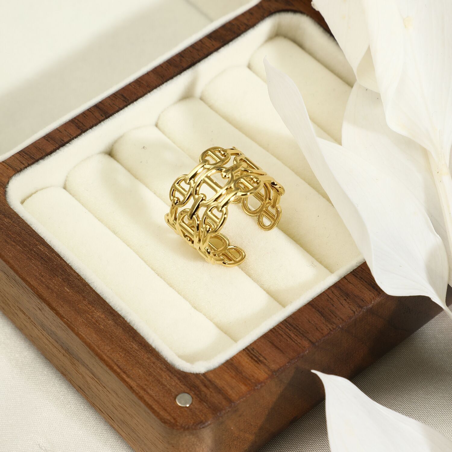 Anello regolabile in acciaio inossidabile - BG310086