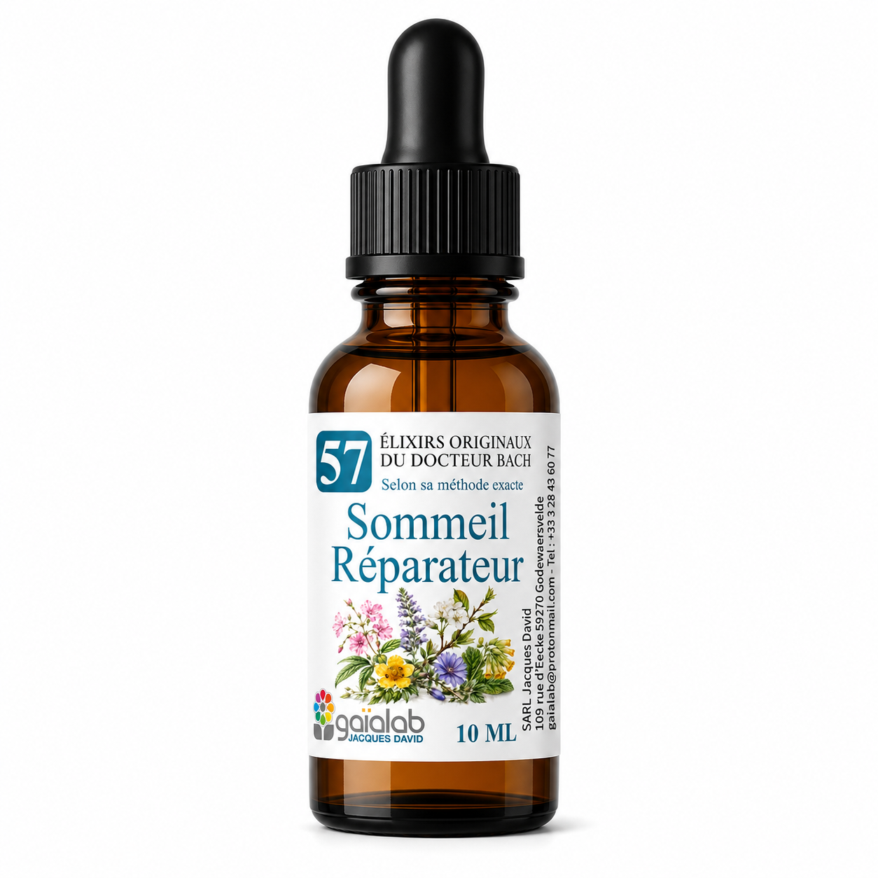 Restful Sleep - Vibrational Flower Elixir with Organic Bach Flowers*