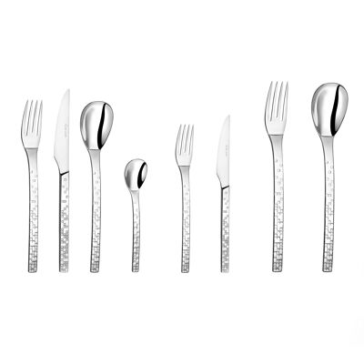 Pix'Elle 3D - 74-piece cutlery set in wooden chest - Couzon