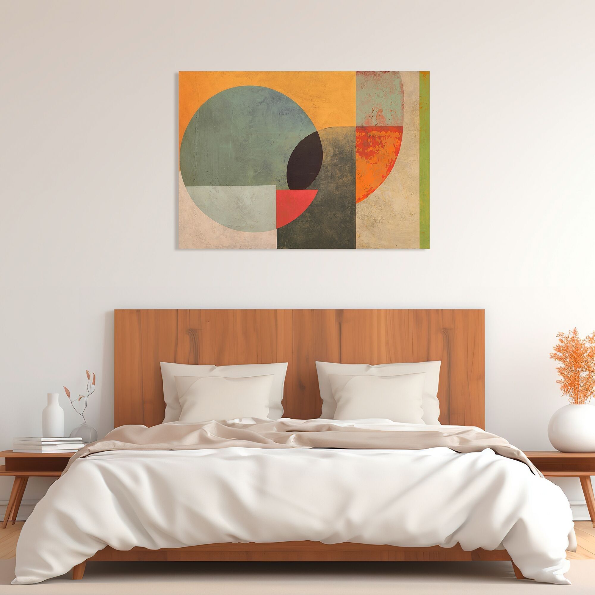 Pintura abstracta sobre lienzo: Sonne Taylor, Del atardecer al amanecer