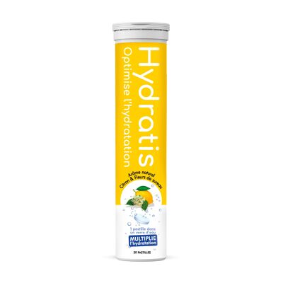 Hydratis-Zitrone und Holunderblüten