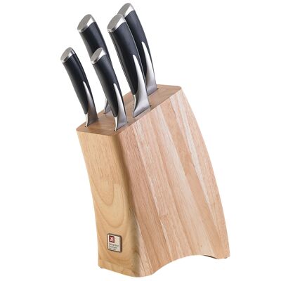 Kyu - Block of 5 kitchen knives - Richardson Sheffield