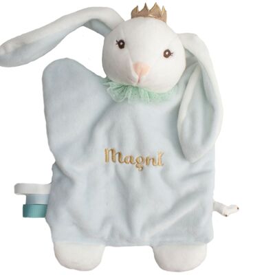 Hand puppet soft bunny 26x20 cm