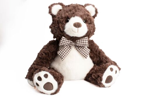 Teddy bear with bow tie 25 cm