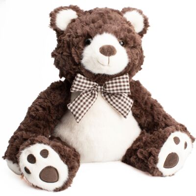 Teddy bear with bow tie 25 cm