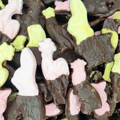 Dunkle Schokoladen-Ostermarshmallows – 5er-Pack