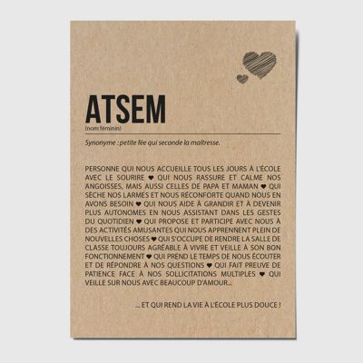 Tarjeta de definición ATSEM