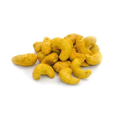 Geröstete Cashewnüsse „Curry“ Bio, Großpackung 2,5 kg