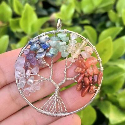 HARMONY NECKLACE: Tree of Life Necklace - 7 Chakras