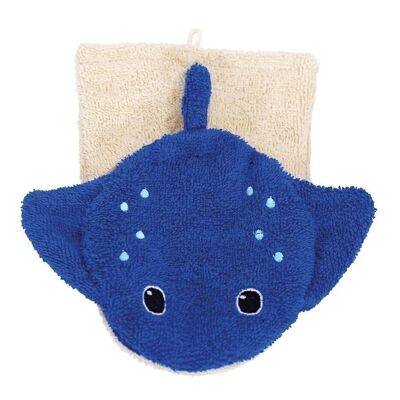 ORGANIC washcloth stingray - large