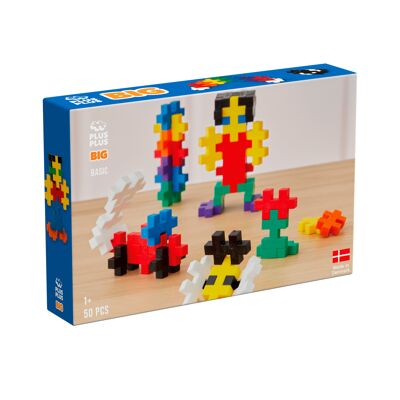 BIG Box 50 Pieces - Construction game Plus Plus