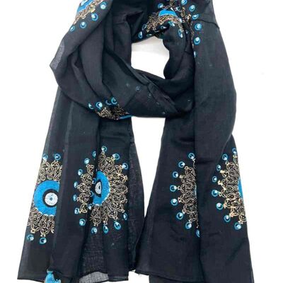 C4 foulards coton inde