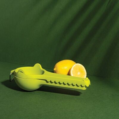 LEMONGATOR lemon squeezer / crocodile orange