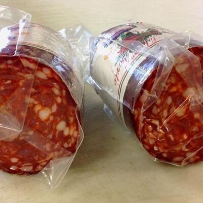 Embutidos - Salame Ventricina meta - Salchicha picante (1,5 kg)