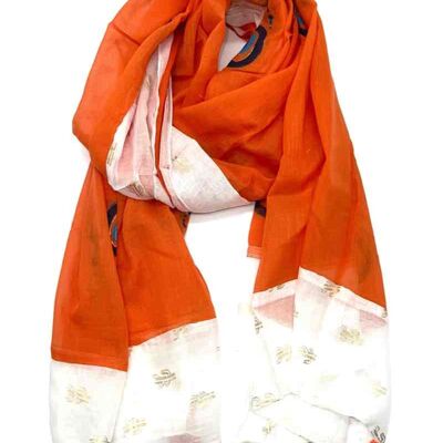 C6 foulards coton inde