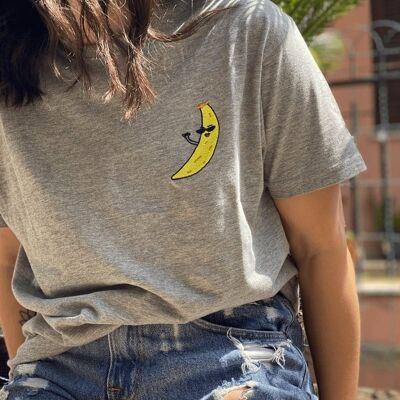 T-Shirt "Banana"__M / Melange