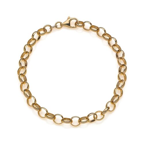 Rolò Light Bracelet in Golden Sterling Silver