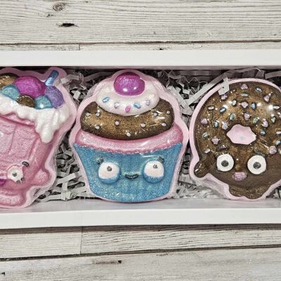 Set regalo bomba da bagno Kawaii Sweet Treats