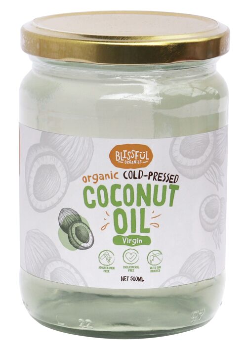 Blissful Organic Cold Pressed Coconut Oil