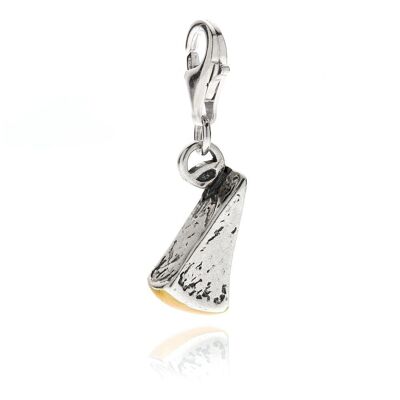 Parmesan Charm in Sterling Silver and Enamel