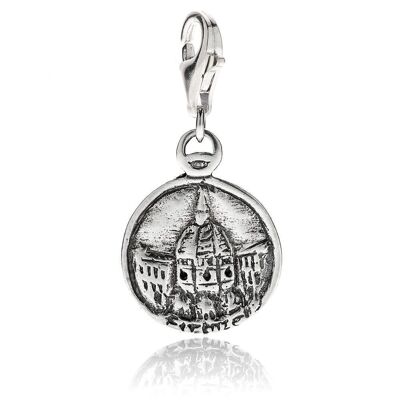 Brunelleschis Dome in Florence Charm aus Sterlingsilber
