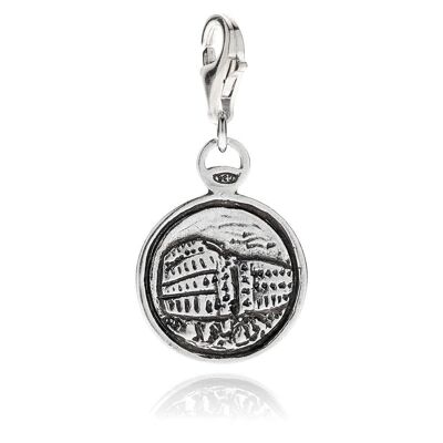 Colosseum Charm in Sterling Silver