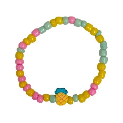 Bracelet argile ananas