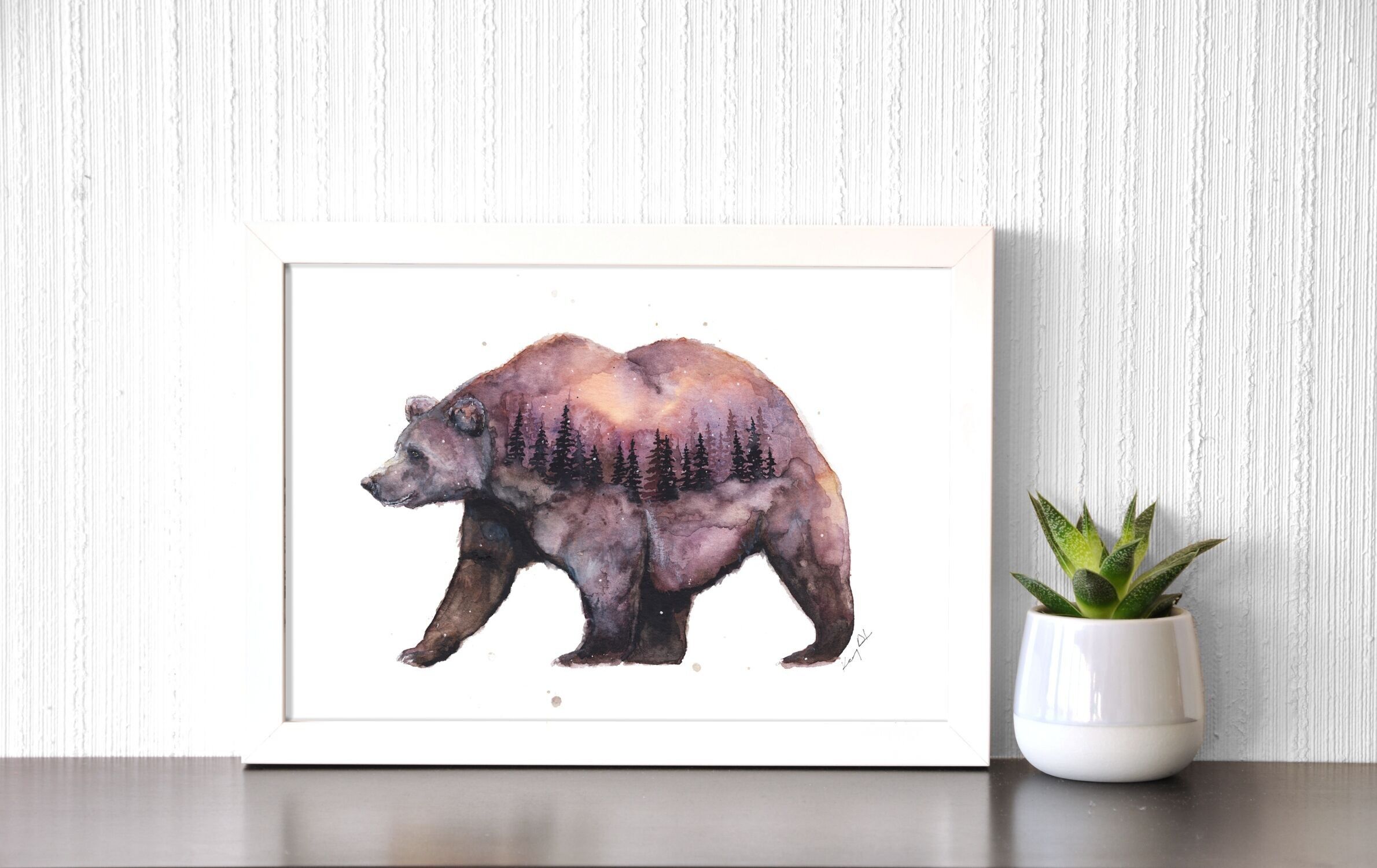 Espíritu del bosque - Impresión de arte