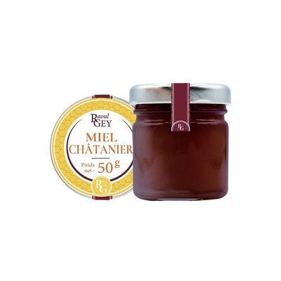 Mini jar of Chestnut Honey - Raoul Gey - 50g