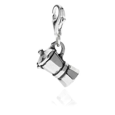 Mocha Charm in Sterling Silver