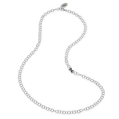 Collar Rolo Premium 80 cm en Plata de Ley