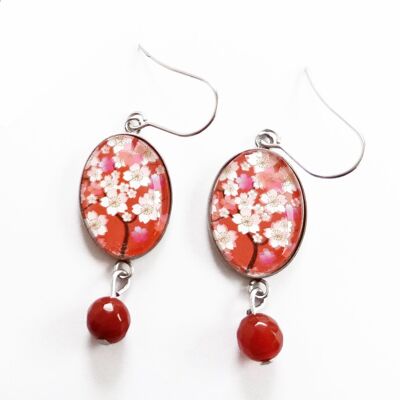 Cherry blossom earrings