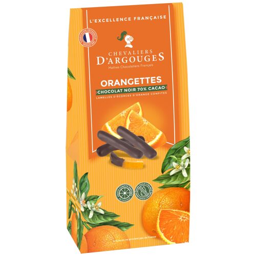 ÉTUI ORANGETTES - CHOCOLAT NOIR 70% DE CACAO