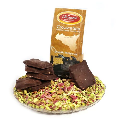 Croccantino Pistacchio e Cioccolato - Scimeca