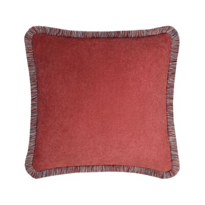 HAPPY PILLOW LAOS BRICK RED CUSHION