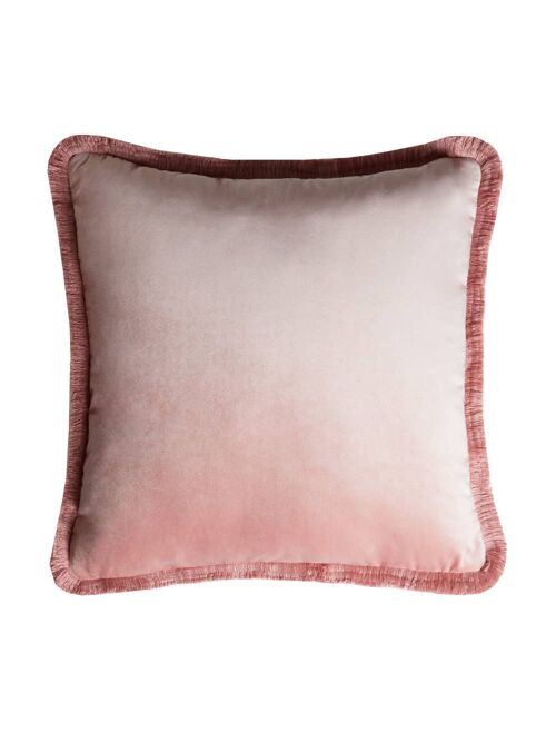 MAJOR FIFTY COLLECTION CUSHION | VELVET WITH FRINGES PINK