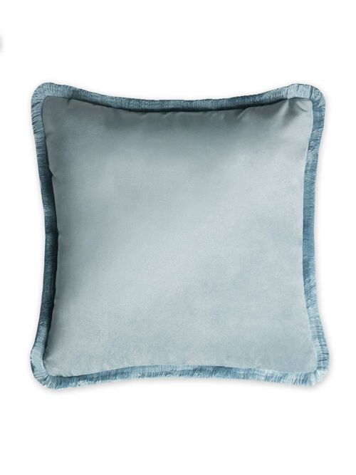 MAJOR FIFTY COLLECTION CUSHION | VELVET WITH FRINGES TEAL