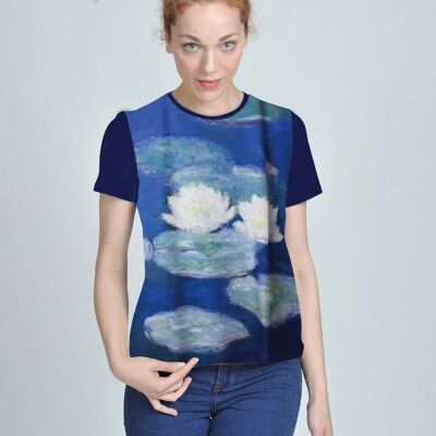 Monet water lily t-shirt size XL