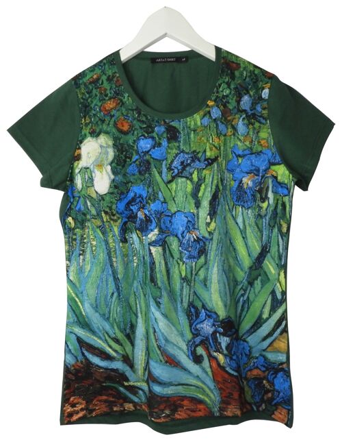 camiseta lirios Van Gogh talla M