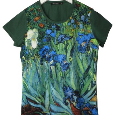 camiseta lirios Van Gogh talla M