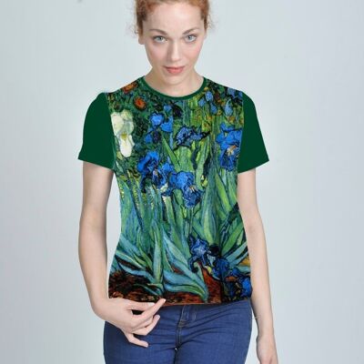 T-shirt con gigli di Van Gogh taglia XL
