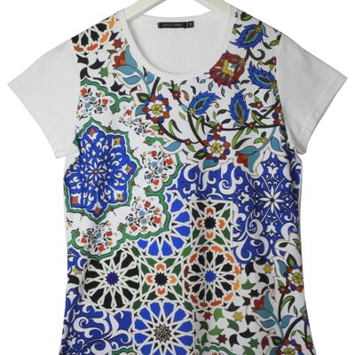 T-shirt mosaico mozarabico taglia XL